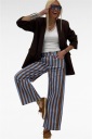 blazer con manica arricciata london